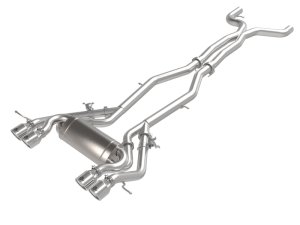 BMW M3 Performance Exhaust - aFe - Cat Back (MACH Force-Xp) - Polished - `21-`25