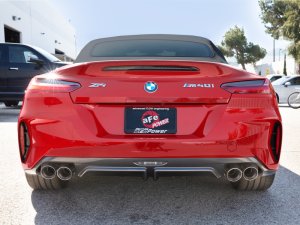 BMW Z4 M40i Performance Exhaust - aFe - MACH Force-Xp 3in to 2-1/2in - Polished - `19-`24