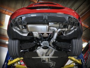 BMW Z4 M40i Performance Exhaust - aFe - MACH Force-Xp 3in to 2-1/2in - Polished - `19-`24
