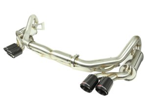Porsche 911 Carrera Performance Exhaust - aFe - MACH Force-XP Cat Back with Carbon Fiber Tips - `12-`16 Porsche 911 Carrera Performance Exhaust - aFe - MACH Force-XP Cat Back with Carbon Fiber Tips - `12-`16