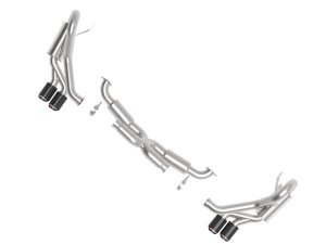 Porsche 911 Carrera Performance Exhaust - aFe - MACH Force-XP Cat Back with Carbon Fiber Tips - `12-`16