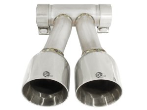 Porsche Boxster S Performance Exhaust - aFe - MACH Force-Xp Dual Tip - Polished - `05-`08