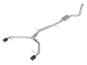 Audi A4 Performance Exhaust - aFe - MACH Force-Xp Cat Back - Carbon - `17-`19