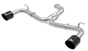 Volkswagen GTI Performance Exhaust - aFe - Axle Back, MACH Force-Xp - Black - `18-`20
