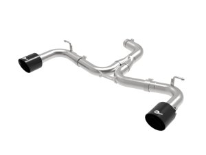 Volkswagen GTI Performance Exhaust - aFe - Axle Back, MACH Force-Xp - Black - `18-`20