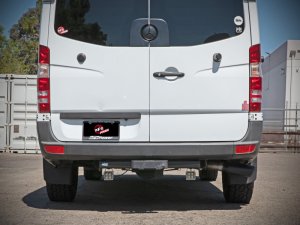 Mercedes-Benz Sprinter 3500 Performance Exhaust - aFe - Vulcan Series 3in 304SS DPF-Back - Black - `10-`25