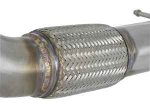 Honda Civic Type R Performance Exhaust - Rear - aFe - Twisted Steel 3in Mid-Pipe - `17-`21