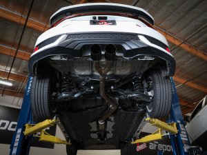 Honda Civic SI Sedan Performance Exhaust - aFe - Cat Back, Takeda 2.5in 304SS - Black - `17-`20