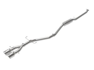 Honda Civic SI Coupe Performance Exhaust - aFe - Takeda 2.5in 304SS Cat-Back - Polished - `17-`20