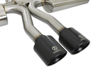 Honda Civic Si Performance Exhaust - Rear - aFe - Cat Back - Black - `17-`20