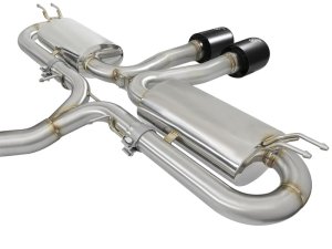 Honda Civic Si Performance Exhaust - Rear - aFe - Cat Back - Black - `17-`20