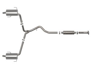 Subaru Outback Performance Exhaust - aFe - Cat Back, Takeda 2-1/2 IN to 2-1/4 IN 304 Stainless Steel - `20-`23