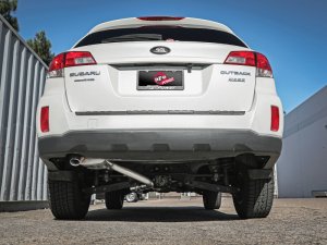 Subaru Outback Performance Exhaust - aFe - Cat Back 2.25 to 2.5in 304SS Takeda - `10-`14