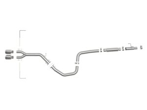 Hyundai Veloster Performance Exhaust - aFe - Takeda Cat Back - Polished - `19-`21
