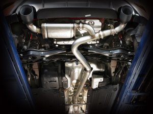 Hyundai Kona N Performance Exhaust - aFe - Takeda 3 IN 304 Stainless Steel Cat-Back w/ Black Tips - Black - `22-`23