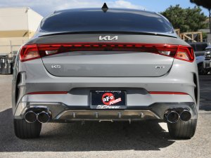 Kia K5 Performance Exhaust - aFe - Axle Back w/ Quad Tips - Blue Flame - `21-`24