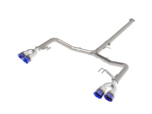 Kia K5 Performance Exhaust - aFe - Axle Back w/ Quad Tips - Blue Flame - `21-`24 Kia K5 Performance Exhaust - aFe - Axle Back w/ Quad Tips - Blue Flame - `21-`24