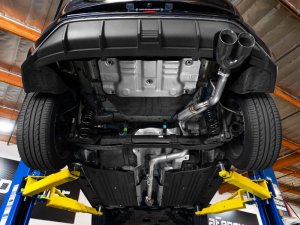 Hyundai Kona Performance Exhaust - aFe - Takeda Axle-Back, 2-1/2in 304 Stainless Steel - Black - `24-`26