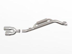 Hyundai Kona Performance Exhaust - aFe - Takeda 2-1/2 IN 304 Stainless Steel Axle-Back - Polished - `24-`26