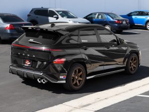 Hyundai Kona Performance Exhaust - aFe - Takeda 2-1/2 IN 304 Stainless Steel Axle-Back - Polished - `24-`26