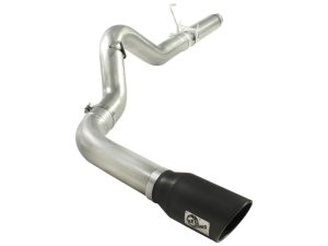 Dodge Diesel Trucks Performance Exhaust - aFe - DPF-Back, MACHForce XP, Large Bore-HD - Black - `07-`12