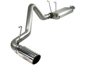 Dodge Ram 1500 Performance Exhaust - aFe - MACH Force-XP Cat-Back, 3 in, Dual Polished Tips, SS-409 - Polished - `09-`10
