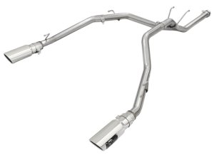 Dodge Ram 1500 Performance Exhaust - aFe - DPF-Back, MACHForce XP - Polished - `14-`19