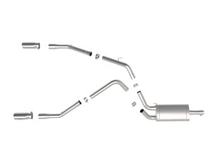 Dodge RAM 1500 Performance Exhaust - aFe - Apollo GT Series 3 IN 409 Stainless Steel Cat-Back - Polish - `09-`18