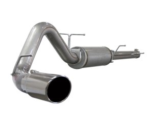 Ford Excursion Performance Exhaust - aFe - MACHForce XP Cat Back, Large Bore-HD 4 IN 409 Stainless Steel - `03-`05 Ford Excursion Performance Exhaust - aFe - MACHForce XP Cat Back, Large Bore-HD 4 IN 409 Stainless Steel - `03-`05