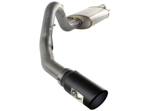 Ford F-150 Performance Exhaust - aFe - Cat Back, MACH Force-XP - Black - `10-`11