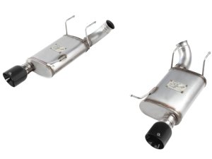Ford Mustang Performance Exhaust - Rear - aFe - MACH Force XP Axle-Back - Black - `11-`14