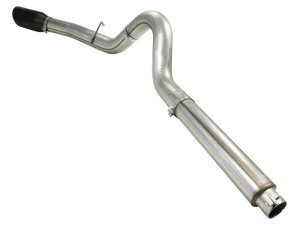 Ford Diesel Trucks Performance Exhaust - aFe - MACH Force XP DPF-Back Stainless Steel - Black - `08-`10