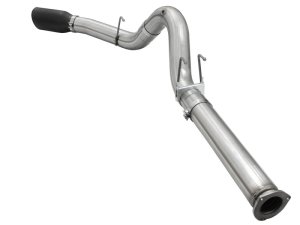 Ford Turbo Diesel Performance Exhaust - aFe - MACHForce XP DPF-Back - Black - `15-`16