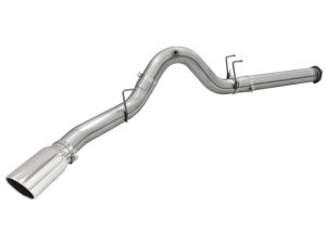 Ford Super Duty Performance Exhaust - aFe - MACHForce XP, DPF Back - Polished - `15-`16