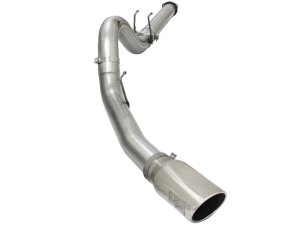Ford Super Duty Performance Exhaust - aFe - MACHForce XP, DPF Back - Polished - `15-`16