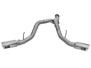 Ford Trucks Performance Exhaust - aFe - DPF-Back, Large Bore-HD, 4in 409 Stainless Steel - Polished - `11-`14 Ford Trucks Performance Exhaust - aFe - DPF-Back, Large Bore-HD, 4in 409 Stainless Steel - Polished - `11-`14