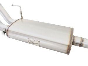 Ford F-150 Performance Exhaust - Dual Side Exit - aFe - MACH Force-Xp 3 IN 409 Stainless Steel Cat-Back - Black - `15-`20