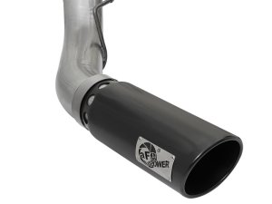 Ford Diesel Trucks Performance Exhaust - aFe - Large Bore-HD 5in DPF Back 409 SS - Black - `17-`25 Ford Diesel Trucks Performance Exhaust - aFe - Large Bore-HD 5in DPF Back 409 SS - Black - `17-`25
