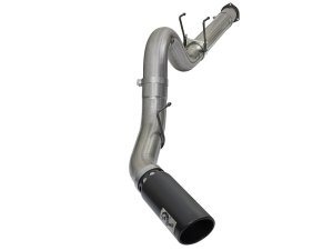 Ford Diesel Trucks Performance Exhaust - aFe - Large Bore-HD 5in DPF Back 409 SS - Black - `17-`25