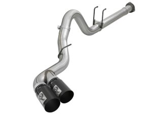 Ford F250 Performance Exhaust - aFe - Rebel XD 4in 409 SS DPF-Back - Black - `11-`14