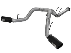 Ford Diesel Trucks Performance Exhaust - aFe - DPF Back, Large Bore-HD - Black - `15-`16