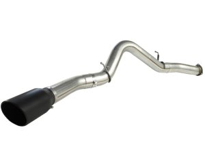 GMC Sierra 2500HD Performance Exhaust - aFe - DPF Back, Large Bore-HD, MACHForce XP - Black - `07-`10