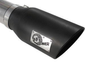 GMC Sierra 2500HD Performance Exhaust - aFe - DPF Back, Large Bore-HD, MACHForce XP - Black - `07-`10
