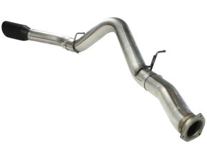 GMC Sierra 3500HD Performance Exhaust - aFe - DPF Back, Large Bore-HD, MACHForce XP - Black - `07-`10