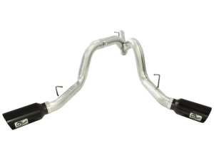 Chevrolet Silverado Performance Exhaust - aFe - MachForce XP DPF-Back - Black - `11-`16