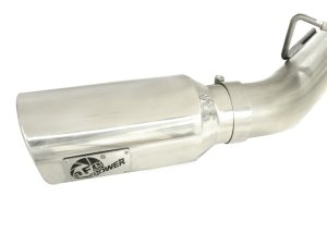 GMC Sierra Performance Exhaust - aFe - MachForce XP DPF-Back, 4 inch, 409 Stainless Steel - Polished - `11-`16