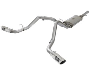 GMC Sierra 1500 Performance Exhaust - aFe - MACH Force-Xp Cat Back - Polished - `09-`18