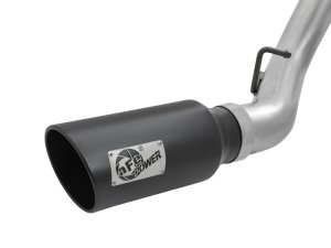 Chevrolet Silverado 2500HD Performance Exhaust - aFe - Large Bore-HD DPF-Back - Black - `16-`17