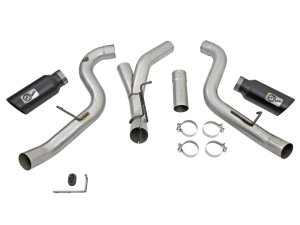 Chevrolet Silverado 2500HD Performance Exhaust - aFe - Large Bore-HD DPF-Back - Black - `16-`17