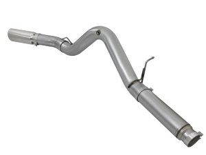GMC Diesel Truck Performance Exhaust - aFe - Large Bore HD DPF-Back - `16-`17